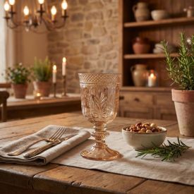 Taça de Água Florença 350Ml Havan Casa - Âmbar