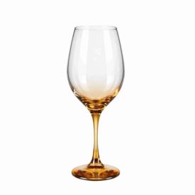 Taça de Vinho Barone Demi Âmbar 385Ml - Vidro