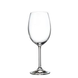 Taça de Vinho Cristal Bohemia Requinte 450Ml - Transparente