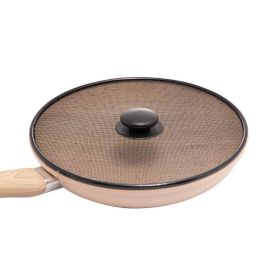 Tampa Protetora Para Fritura 25Cm Lyor - Preta