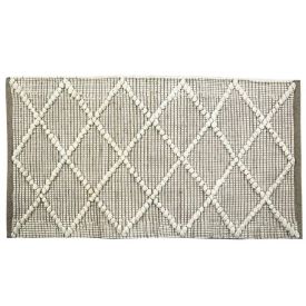 Tapete para Quarto e Sala 50X80 cm Angra Havan Casa - Bege Natural
