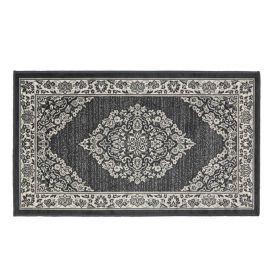 Tapete para Quarto e Sala 60Cmx1,00M Belga Havan Casa - Moldura Chumbo