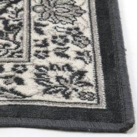 Tapete para Quarto e Sala 60Cmx1,00M Belga Havan Casa - Moldura Chumbo