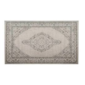 Tapete para Quarto e Sala 60Cmx1,00M Belga Havan Casa - Moldura Cinza