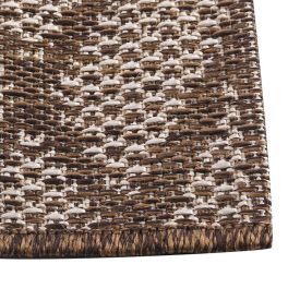 Tapete Para Cozinha 1,00X1,50 M Cancun Sisal Havan Casa - Montanez Bege E Marrom Claro