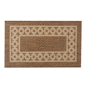 Tapete Para Quarto E Sala 1,33X1,90 M Cancun Sisal Havan Casa - Grega Marrom