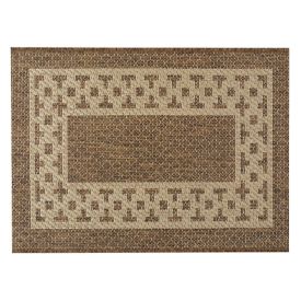 Tapete para Quarto e Sala 2,00X2,50 m Cancun Sisal Havan Casa - Grega Marrom
