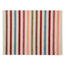 Tapete para Quarto e Sala Chenile 1,20X1,60 m Havan Casa - Off White Listrado