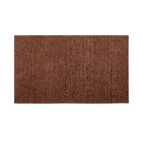Tapete para Quarto e Sala Chenille 55X85 cm Havan Casa - Marrom Sólido