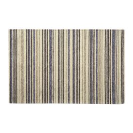 Tapete para Quarto e Sala Chenille 55X85 cm Havan Casa - Bege E Azul