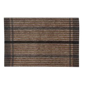 Tapete para Quarto e Sala Chenille 55X85 cm Havan Casa - Marrom Listra