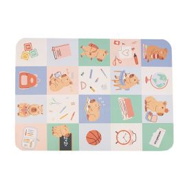 Tapete Infantil Para Atividades Transfer Havan Casa - Verde Capivaras