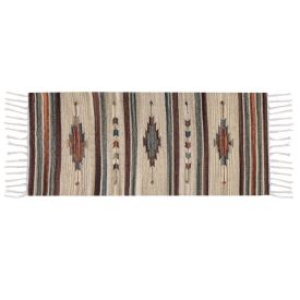 Tapete para Quarto Ou Sala 50Cmx1,20 m Kilim Havan Casa - Bege