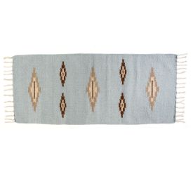 Tapete para Quarto Ou Sala 50Cmx1,20 m Kilim Havan Casa - Azul TI