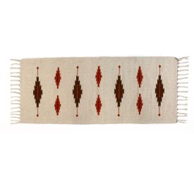 Tapete para Quarto Ou Sala 50Cmx1,20 m Kilim Havan Casa - Natural Terracota TI