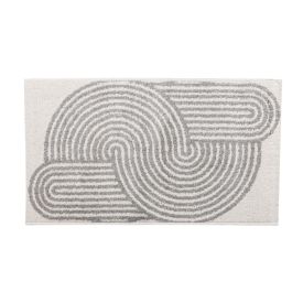 Tapete Para Quarto E Sala Lotus 57X100 Cm Havan Casa - Cinza