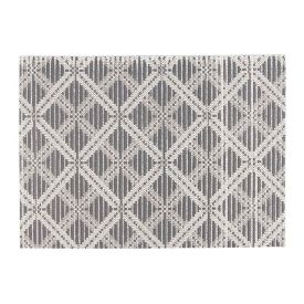 Tapete Para Cozinha 45X65 Cm Pratik Havan Casa - Cinza Geo