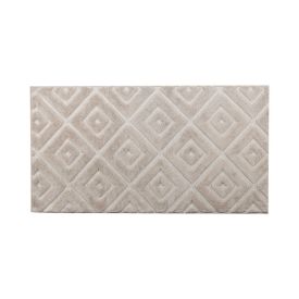Tapete para Quarto e Sala 80Cmx1,50 m Milano Havan Casa - Bege Losango