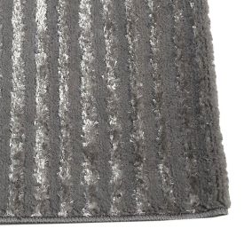 Tapete para Quarto e Sala 2,00X2,50 m Dubai Havan Casa - Cinza Linhas