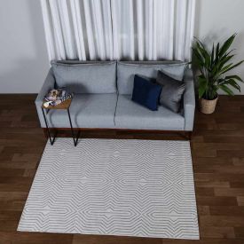 Tapete para Quarto e Sala Amazonas Sisal 1,40X2,00 Metros Havan  - Bege A5231 3D