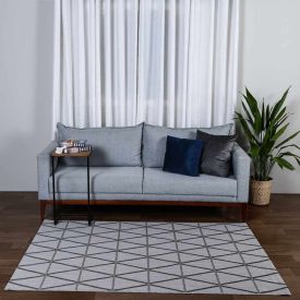 Tapete para Quarto e Sala Amazonas Sisal 1,40X2,00 Metros Havan  - Grafite e Cinza
