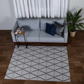 Tapete para Quarto e Sala Amazonas Sisal 1,40X2,00 Metros Havan  - Grafite e Cinza
