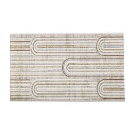 Tapete para Quarto Ou Sala Atenas 60Cmx1,00M Havan Casa - Bege E Azul