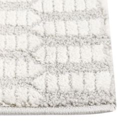 Tapete para Quarto Ou Sala Atenas 60Cmx1,00M Havan Casa - Creme E Cinza