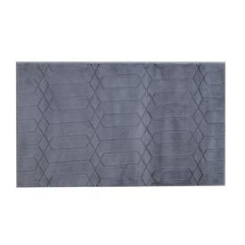 Tapete para Quarto e Sala Bellagio 60Cmx1,00 m Havan Casa - Chumbo 
