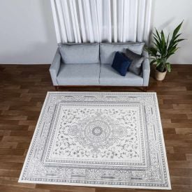 Tapete para Quarto e Sala 2,00X2,40 m Belga Havan Casa - Antracite