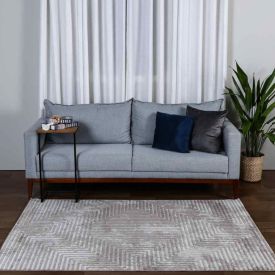 Tapete para Quarto e Sala 1,40X2,00 m Platinium Havan Casa - Trama Bege