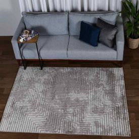 Tapete para Quarto e Sala 1,40X2,00 m Platinium Havan Casa - Trama Bege