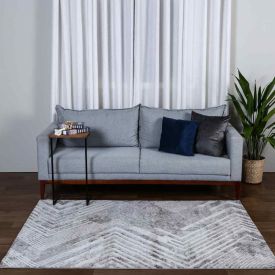 Tapete para Quarto e Sala 1,40X2,00 m Platinium Havan Casa - Geo Cinza