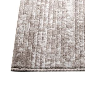 Tapete Para Quarto E Sala Platinium 2,00X2,50 M Havan Casa - Listras Cinza E Bege