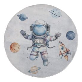 Tapete Soft 100 X 100Cm Havan Casa - Cinza Astronauta