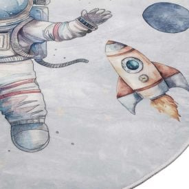 Tapete Soft 100 X 100Cm Havan Casa - Cinza Astronauta