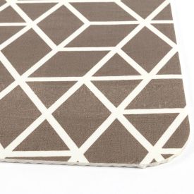 Tapete para Quarto e Sala Tecil 40X60 cm Havan Casa - Losango Marrom