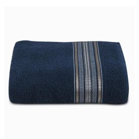 Toalha De Banho 98% Algod&atilde;o Rubi Havan Casa - Azul Estrelar