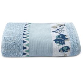 Toalha de Banho Infantil  Funny Havan Kids - Dino Azul