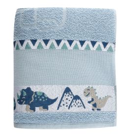 Toalha de Banho Infantil  Funny Havan Kids - Dino Azul