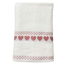Toalha De Banho Jolie 100% Algodão Havan Casa - Branco