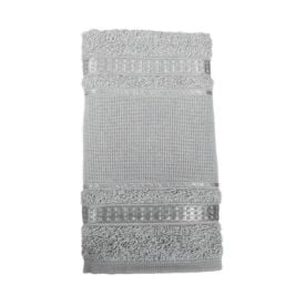 Toalha de Lavabo para Bordar Havan Casa - Cinza Luar