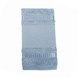 Toalha de Lavabo para Bordar Havan Casa - Azul Veleiro