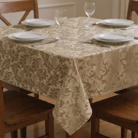 Toalha de Mesa 1,35M X 2,10M Elegance Havan Casa - Kaki