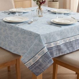 Toalha de Mesa 1,40M X 1,40M Havan Casa by Lepper - Folhas Azuis