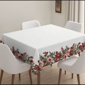 Toalha de Mesa 1,40 X 1,40 m Estampada Havan Casa - Romã