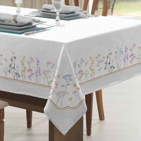 Toalha De Mesa 1,40X2,10M Clean Renova Döhler - Floral Boho