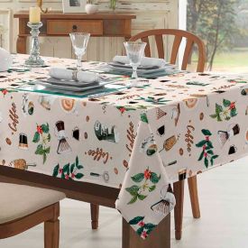 Toalha de Mesa 1,40X2,10M Clean Renova Döhler - Café Brasil