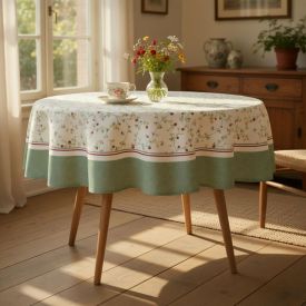Toalha de Mesa 1,50M Redonda Estampada Havan Casa - Morangos