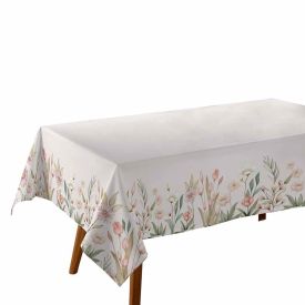 Toalha de Mesa 1,60 X 2,70 m Clean Döhler - Flores Salmão